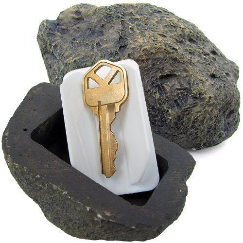 New Fake Artificial Rock Stone Hide a Key Hider Spare Safety