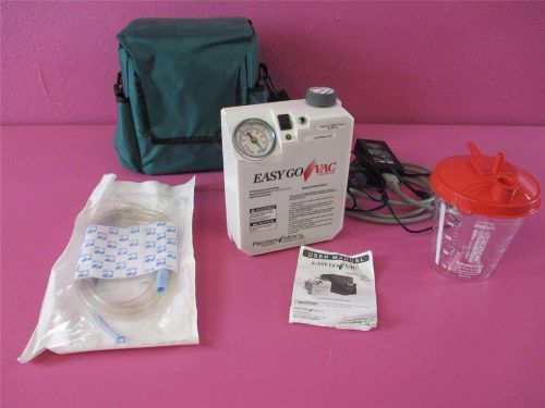 Precision medical easygo vac aspirator pump pm65 with carrying case for sale