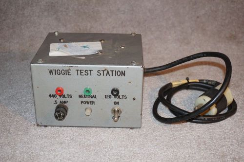 Wiggie Solenoid Test Station 120 440 Volts VAC .5A