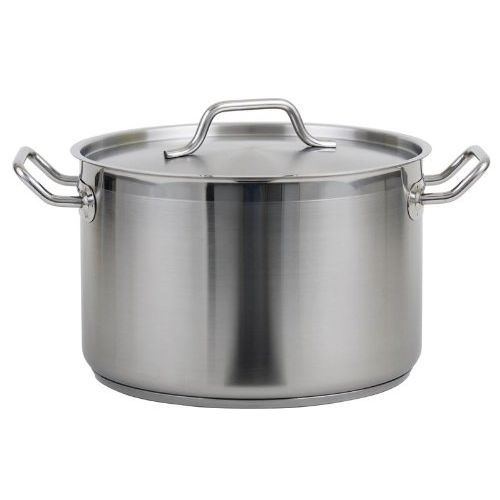 Stock Pot ROY SS RSPT 24-24 qt Stainless Steel W Lid Royal Industries