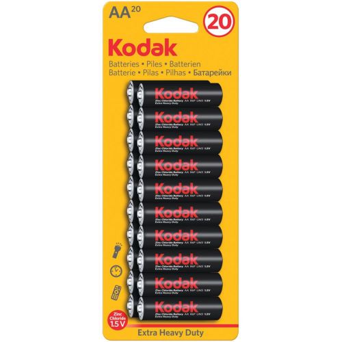 BRAND NEW - Kodak Kaahz-20 30926950 Extra Heavy-duty Carbon Zinc Batteries (aa;