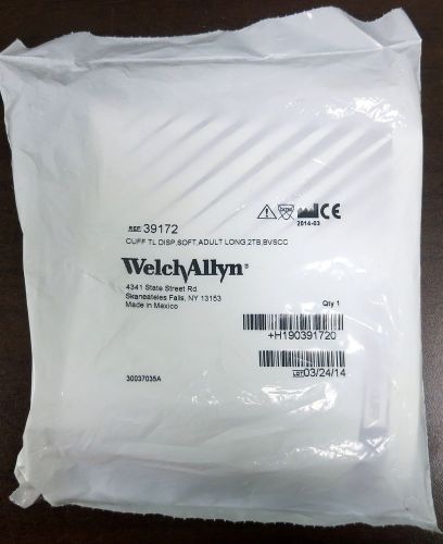 Welch Allyn 39172 Trimline Disposable Blood Pressure Cuff (Lot of 3)