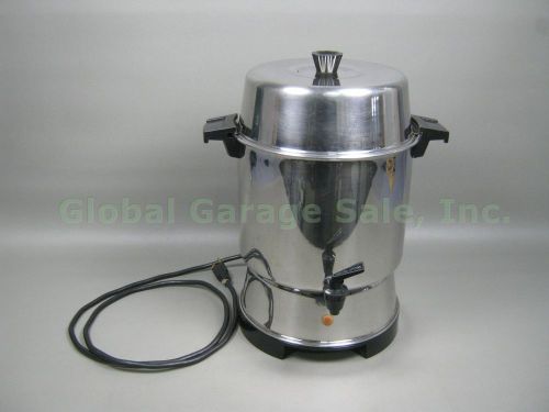 West Bend 59005 55-Cup Commercial Stainless Steel Coffee Maker Urn Warmer Pot NR