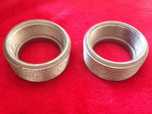(Lot of 3) Crouse Hinds 2 1/2&#034; To 2&#034; Reducing Bushings, Rigid Conduit Malleable