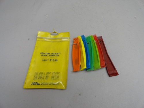 Yellow Jacket 61158 color coded finfix fin comb set