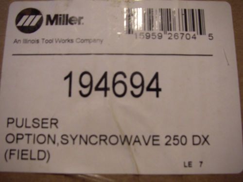 Miller syncrowave 250 dx pulser option part # 194694 for sale