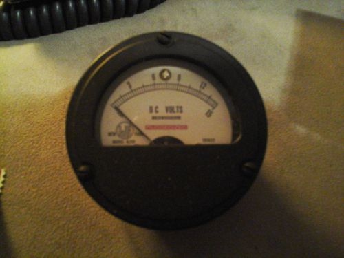 Vintage Dejur Direct Current DC Volts Panel Meter Model R230 USA RUGGEDIZED