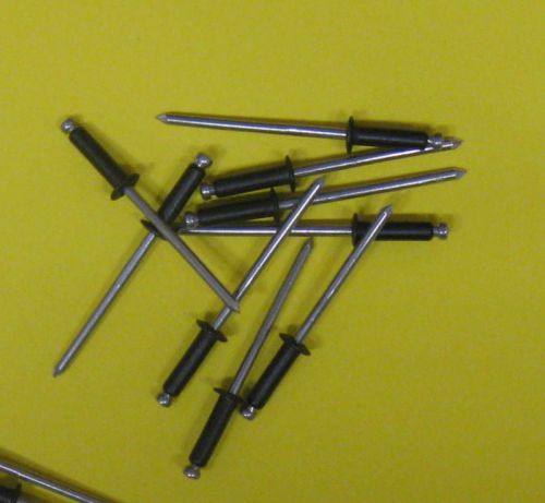 Alcoa / marson  aluminum black &#039;46&#039; blind rivets 1/8&#034; x 3/8&#034; qty 50 for sale