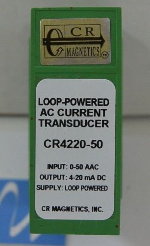 CR Magnetics Loop-Powered AC Current Transducer CR4220-50