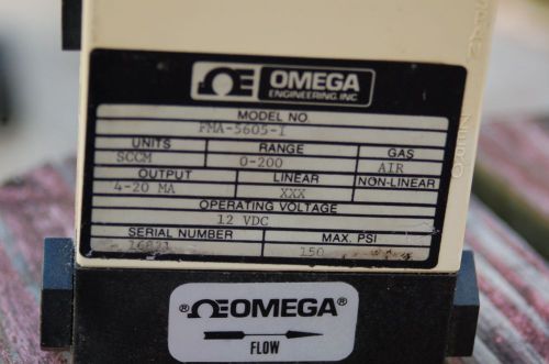 Omega Digital flow meter