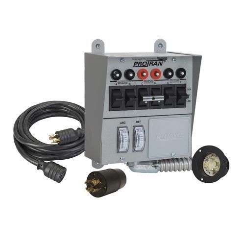 Reliance control 30216 6 circuit manual transfer switch kit free ship in stock for sale