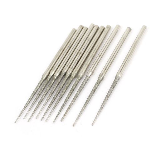 3mm shank 1.5x30mm taper needle head diamond grinding mounted point 10pcs for sale