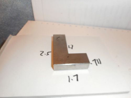 Machinists 2/28a  buy now usa  (5) heavy and chunky 7/16  thick bench square for sale