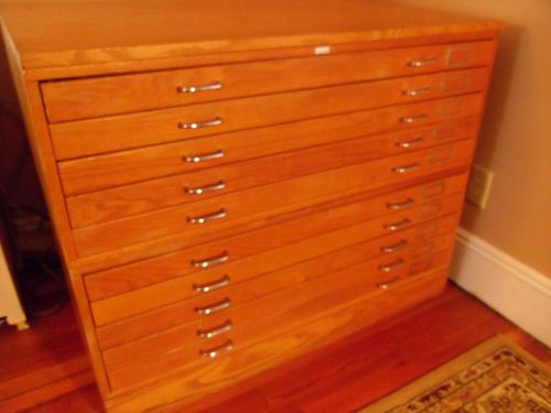 FLAT MAP CHEST/ FILE...VINTAGE DRAFTING FURNITURE