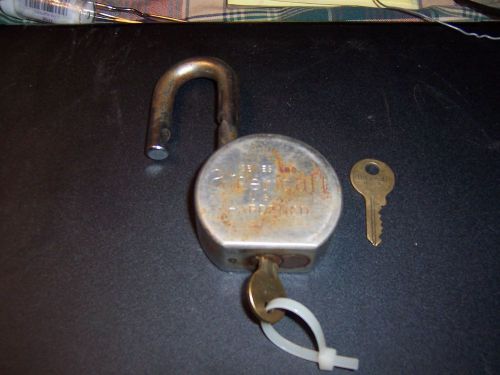 Series 600 american u.s.a harden padlock (lock) with 2 keys for sale