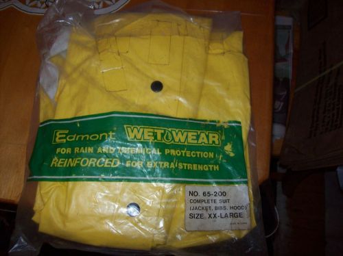 Edmont wet wear complete suit xx-large new in package for sale
