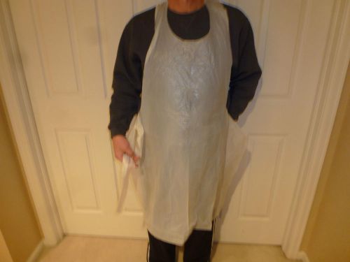 Cordova Poly-Aprons 28&#034; x 46&#034; Disposable  Lot of 22