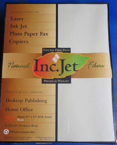 1200 Sheets 8.5&#034;x11&#034; RESUME Premium Natural Fiber Copy Paper De Luxe Corporation