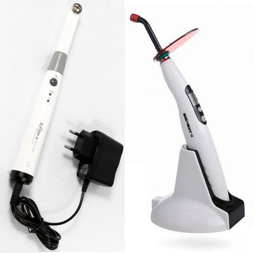 2X Wireless Cordless LED Dental Curing Light Lamp T4 + TH X-lite CE 3 Colors