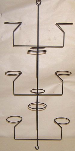 Steel Hat display hanging store merchandiser USA made rack large - Each 4 avail