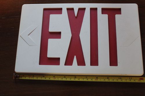 Lot of 5 Lighting Emergency Exit Signs Cover Face Plate Snap In Panels Free Ship