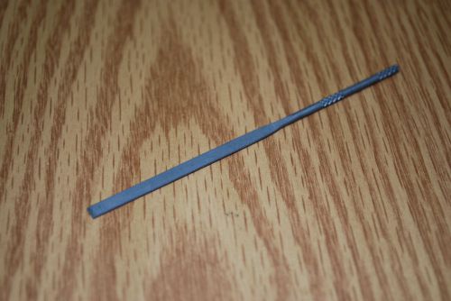 GROBET-VALLORBE ( CUT: 0 ) SWISS  NEEDLE FILE ( STYLE: ROUND EDGE JOINT ) 4&#034; LG.