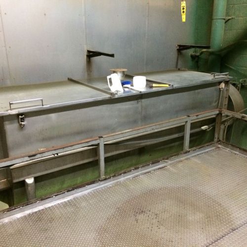 2) stainless steel approx. 100 cu ft double ribbon blenders for sale