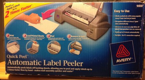 Avery Quick Peel Automatic Label Peeler 9000 MASS MAILING Mail Distribution NEW