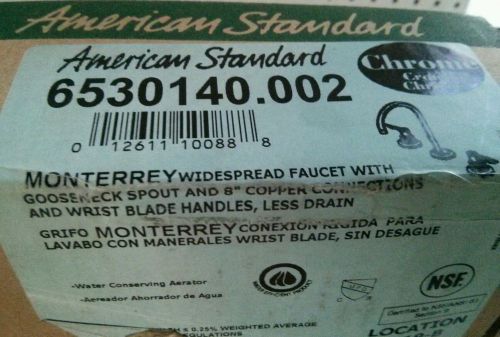 American Standard Widespread Monterrey Gooseneck Faucet 6530140.002