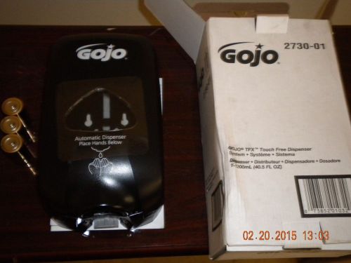 Gojo 2730 TFX Touch Free Foaming Hand Soap Dispenser Black GOJ 2730-1