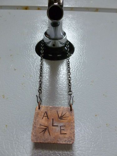 Beer Tap Handle I.D. Tags, Keg Labels, Personalize Your Homebrew, HandmadeCopper
