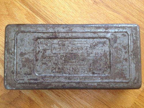 Vintage whitney metal punch no 5 jr pat 5-24-13 machinist working tool rockford for sale