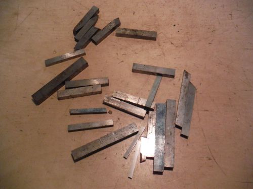 PILE OF LATHE CUTTING BIT STOCK CLEVELAND MOMAX CUTMORE M3 NEW AND USED
