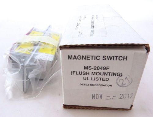 New Detex MS-2049F Magnetic Switch Flush Mounting