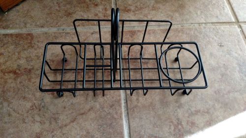(15) BLACK WIRE CONDIMENT HOLDERS FOR RESTAURANT TABLES-