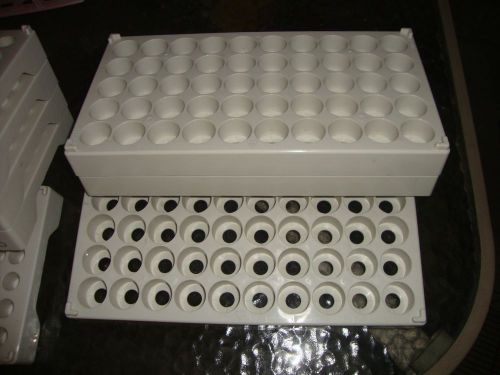 WHEATON Polypropylene 50-Position 20mL Scintillation Vial Rack Holder Support