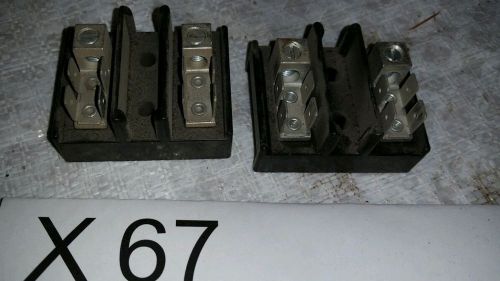 ELECTRICAL 20 amp Distrabution  TERMINALS .25 DISCONNECTS Lot of 2 600 volt insu