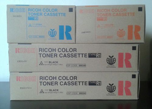 Ricoh Toner Cassette Type R1 Blk/Yellow/Cyan BRAND NEW IN ORIGINAL PACKAGE!