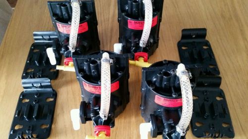 Shurflo H.D. Syrup Pump --Lot of 4--Black--Red Label--3/8&#034; 166-296-08