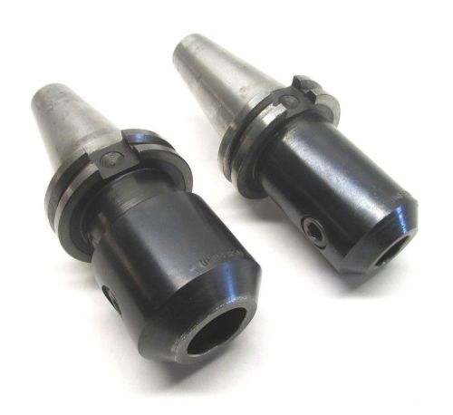 2 universal 3/4&#034; &amp; 1&#034; endmill tool holders w/ cat40 shanks for sale