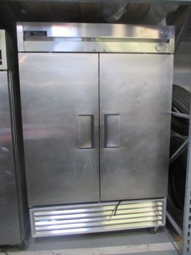 T-49 true 2 door 54&#034; stainless steel reach-in refrigerator/cooler for sale