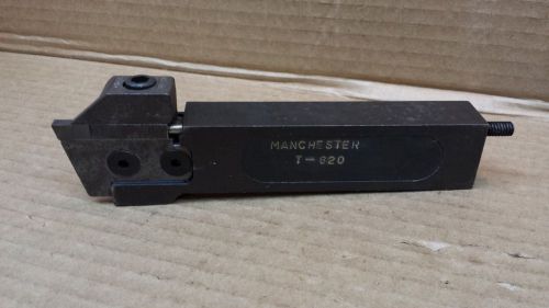 RARE VINTAGE MANCHESTER INDEXABLE LATHE TOOL HOLDER 1&#034; SHANK