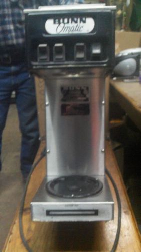 BUNN OMATIC Bunn 3 Pot Burner Commercial Industrial Coffee Brewer Machine As Is