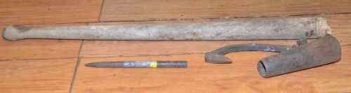 Antique logging peavy collectible firewood tool Adirondack log turning tool