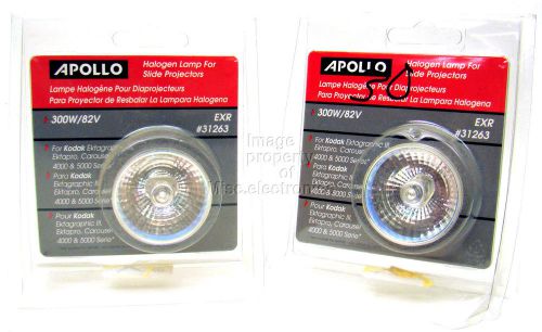 2 New APOLLO EXR Slide Projector Bulbs C