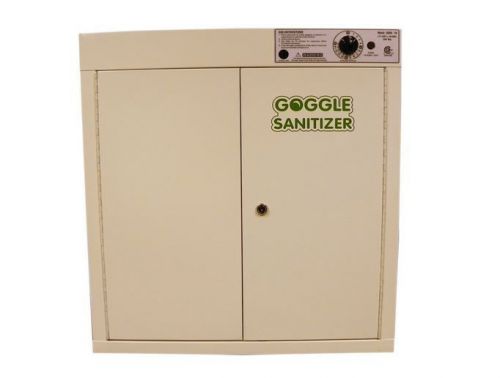 Eisco uv goggle sanitizing cabinet, holds 35 pairs. lab-industrial-safety for sale