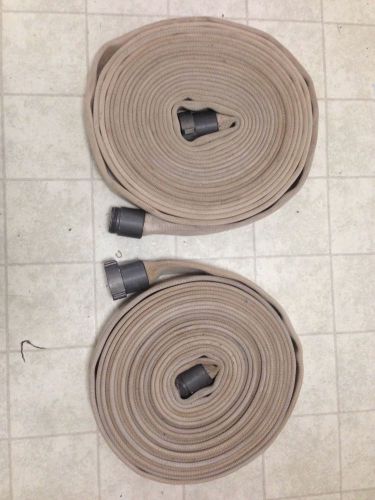 Action nh 1.5&#034; x 50&#039; n.a.f.h.  fire hose usa  (2) used for sale
