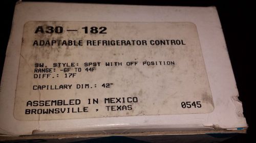 A30-182 Adaptable Refrigerator Control