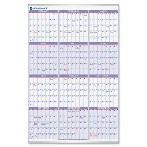 At-A-Glance Yearly Wall Calender