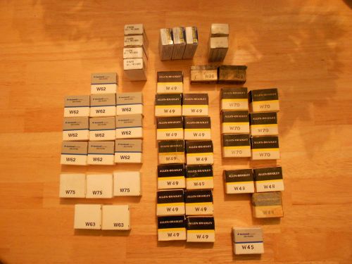 LOT OF A 49 ALLEN BRADLEY THERMAL OVERLOAD HEATER ELEMENTS